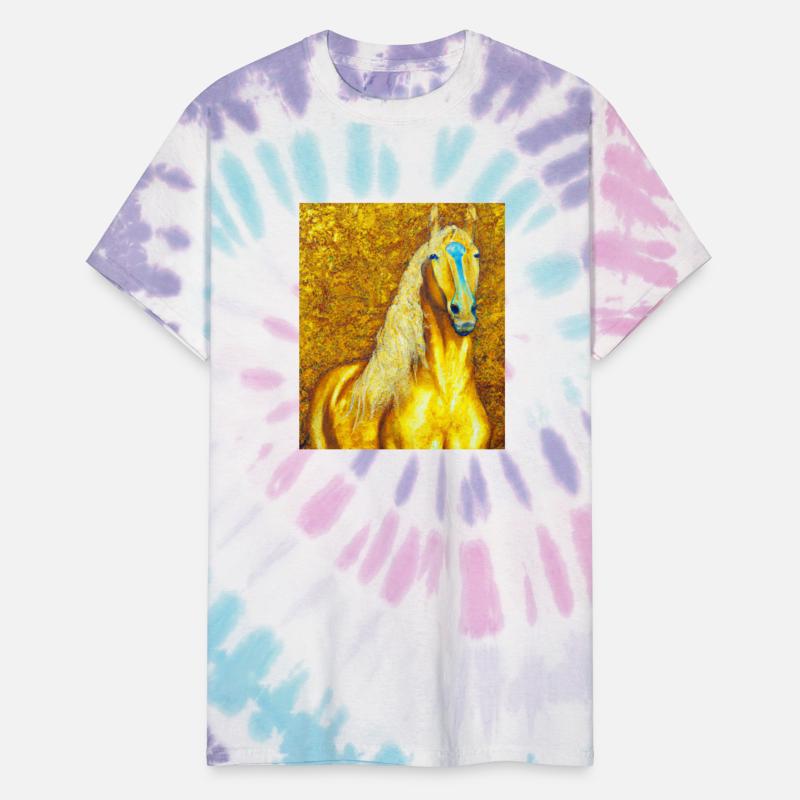 Horse Portrait Gustav Klimt Art Style