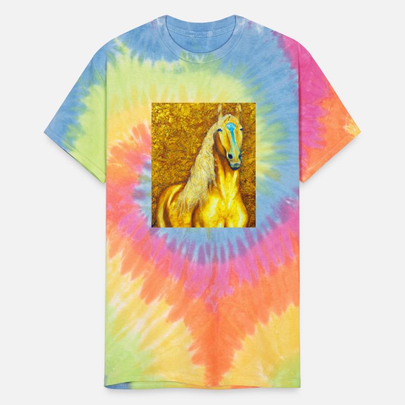 Horse Portrait Gustav Klimt Art Style