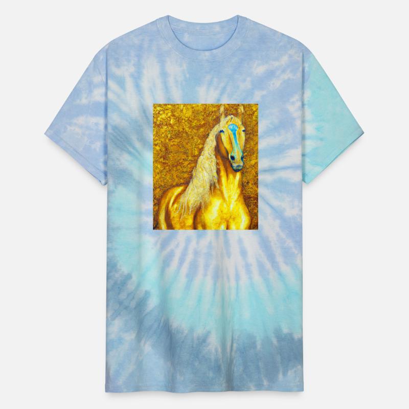 Horse Portrait Gustav Klimt Art Style