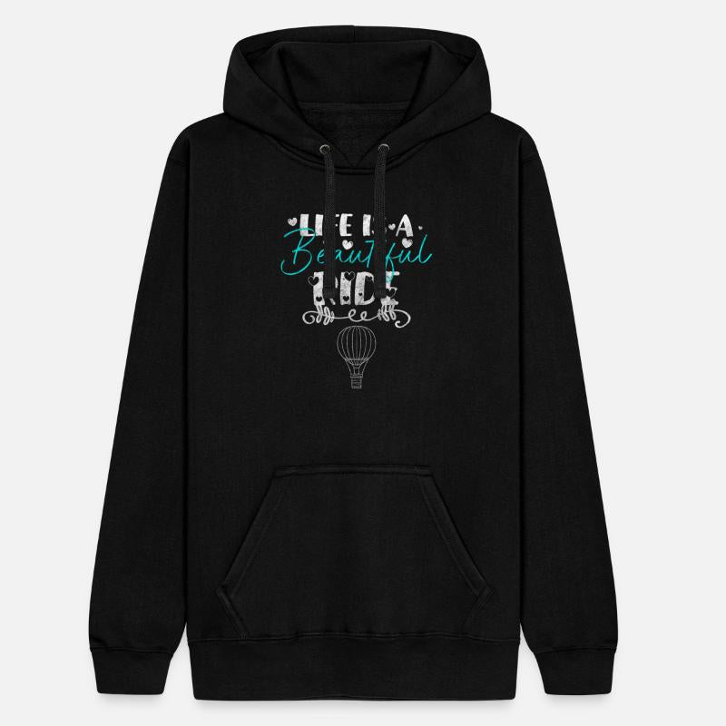 Hot Air Balloon Height Adventure Blue