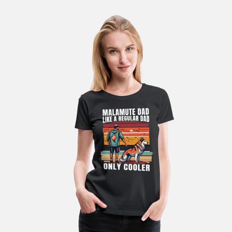Hound Dog Lover Alaskan Malamute Dad