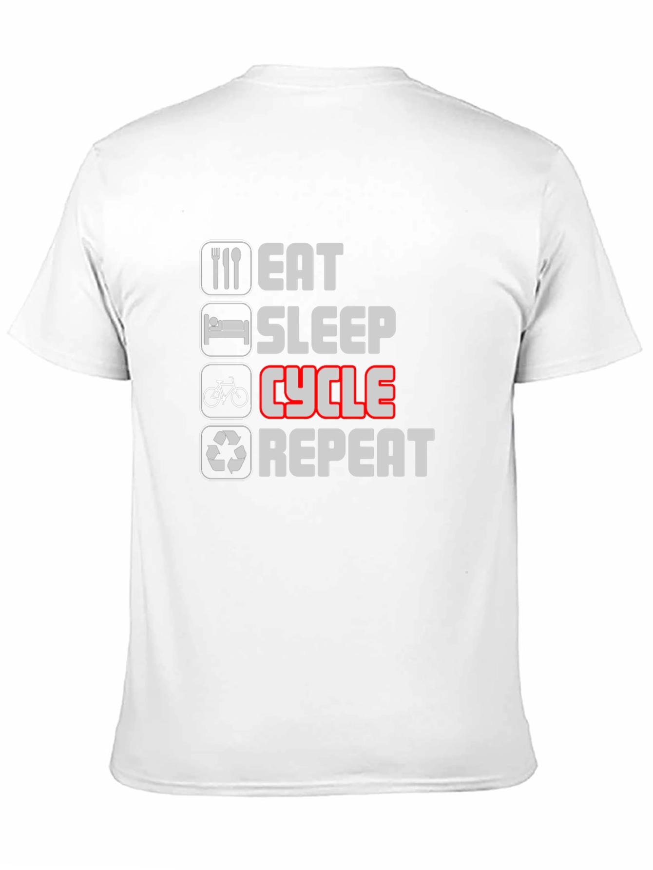 Eat Sleep Cycle Repeat T-Shirt
