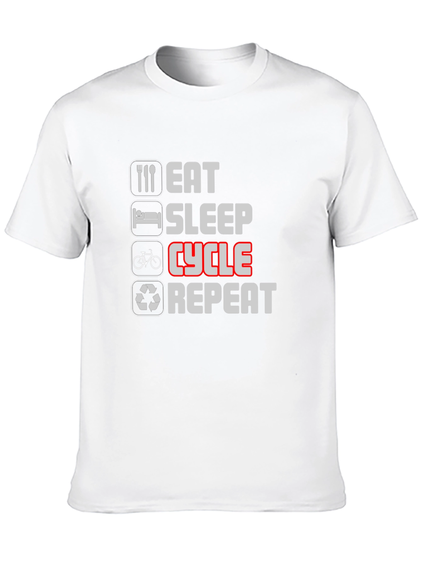 Eat Sleep Cycle Repeat T-Shirt