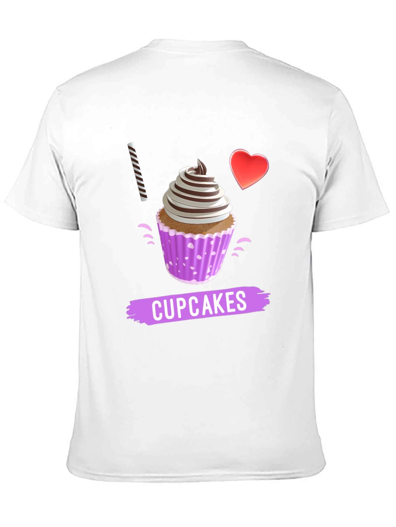 I Love Cupcakes Graphic T-Shirt