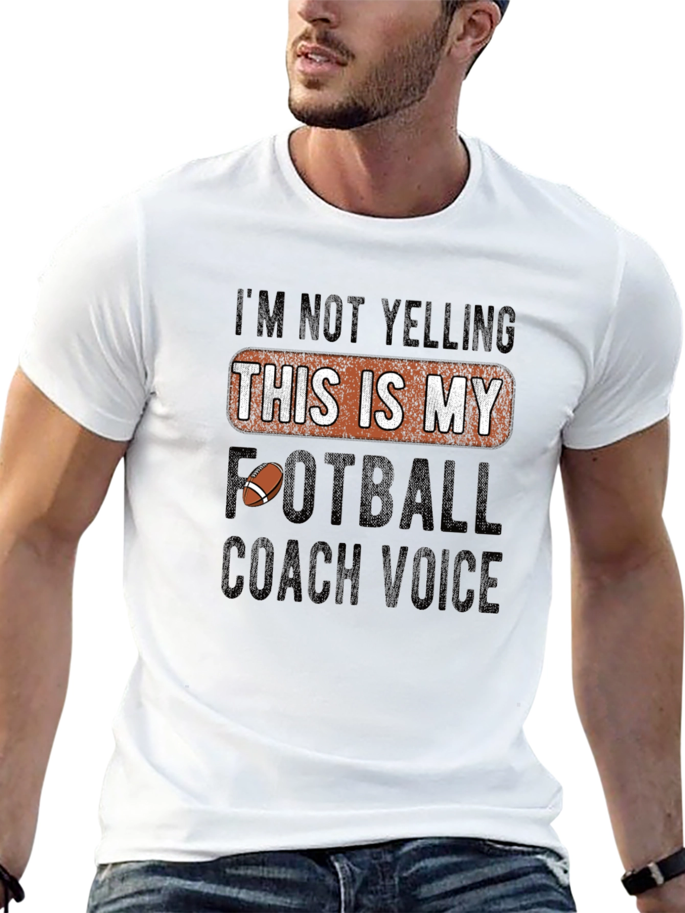 Football Coach Voice Graphic Tee