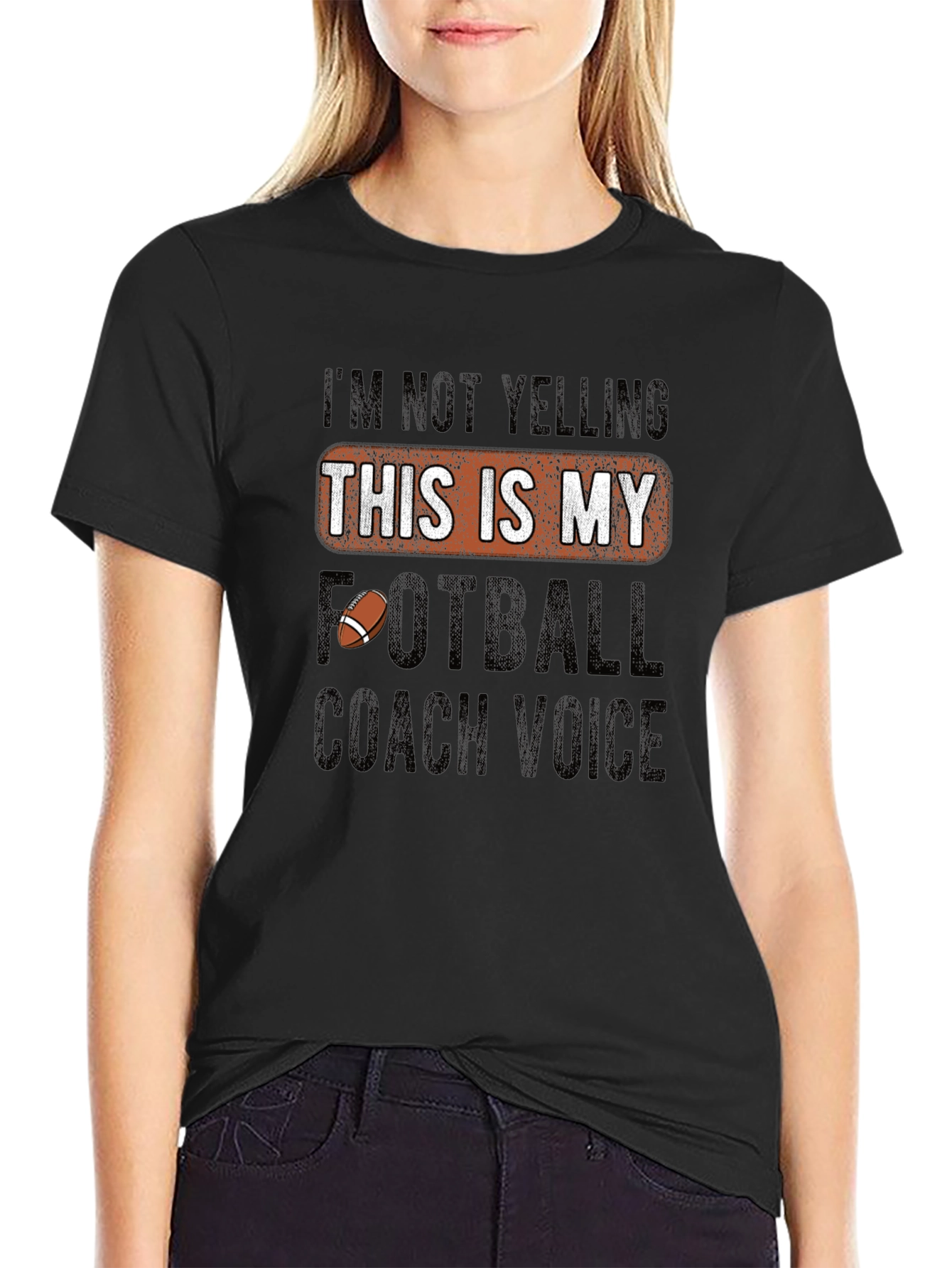 Football Coach Voice Graphic Tee