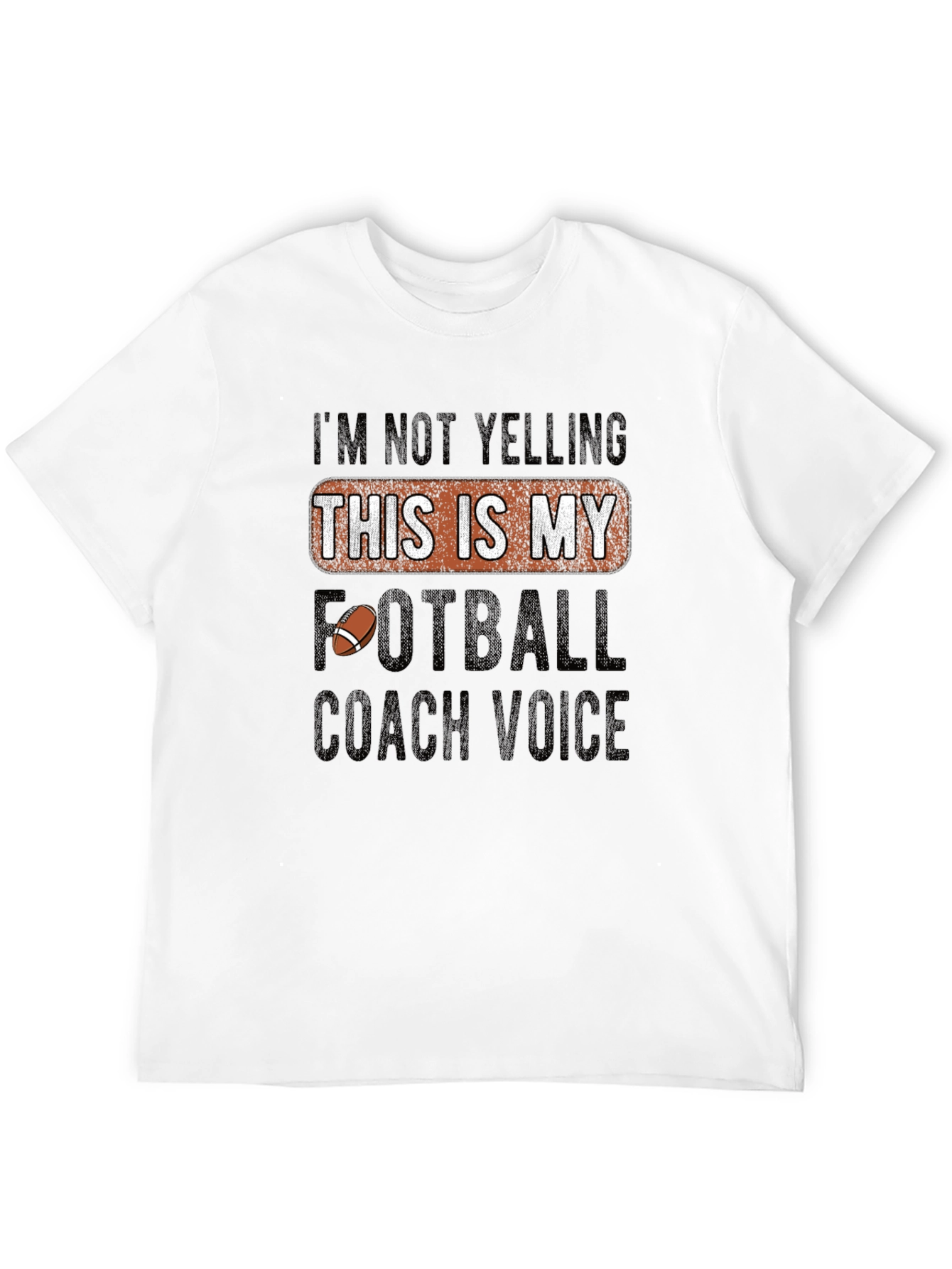 Football Coach Voice Graphic Tee