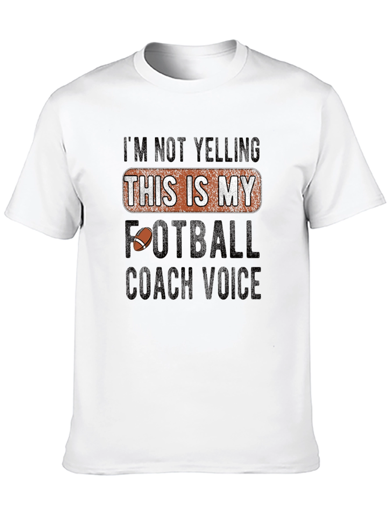 Football Coach Voice Graphic Tee