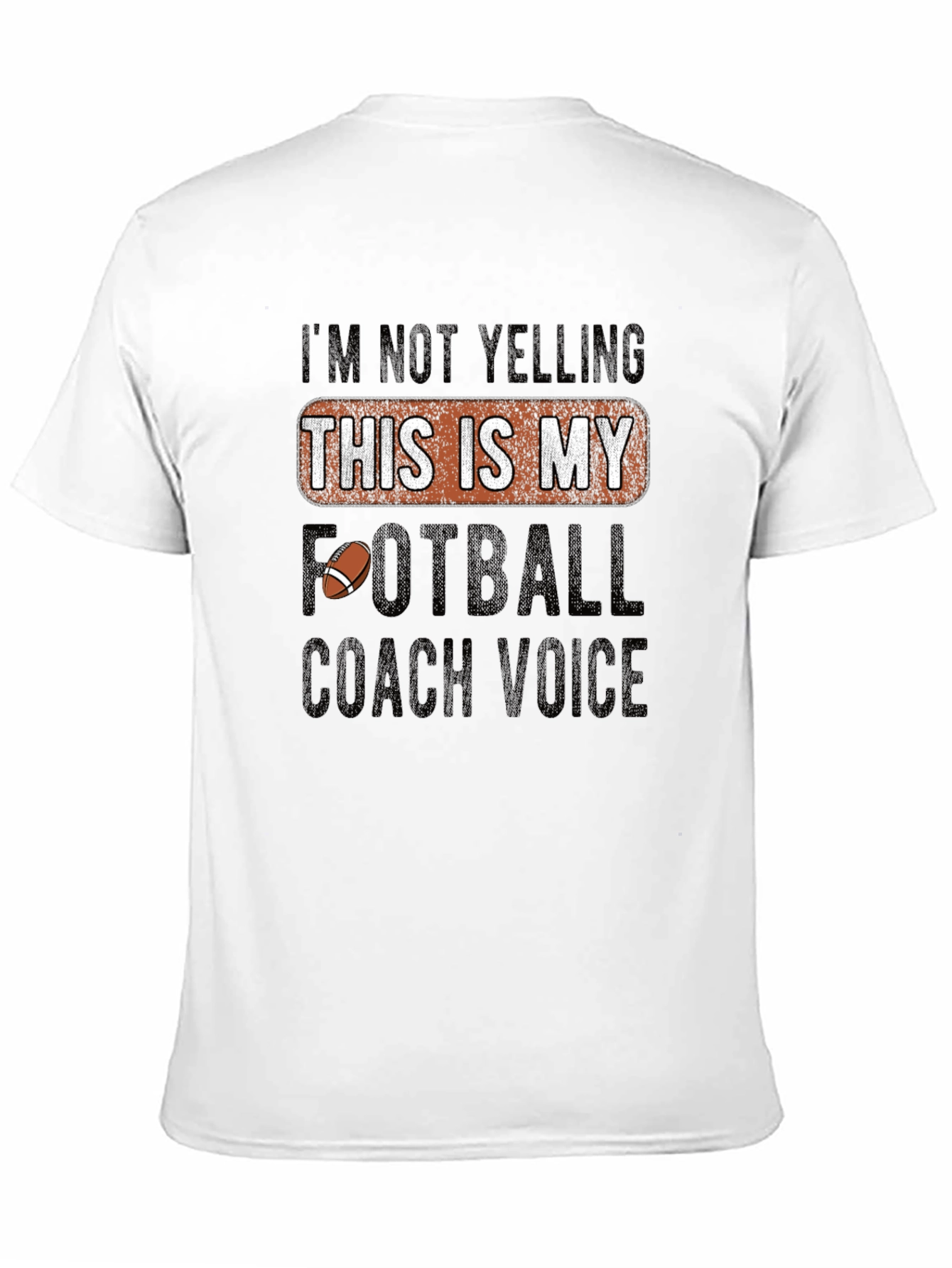 Football Coach Voice Graphic Tee