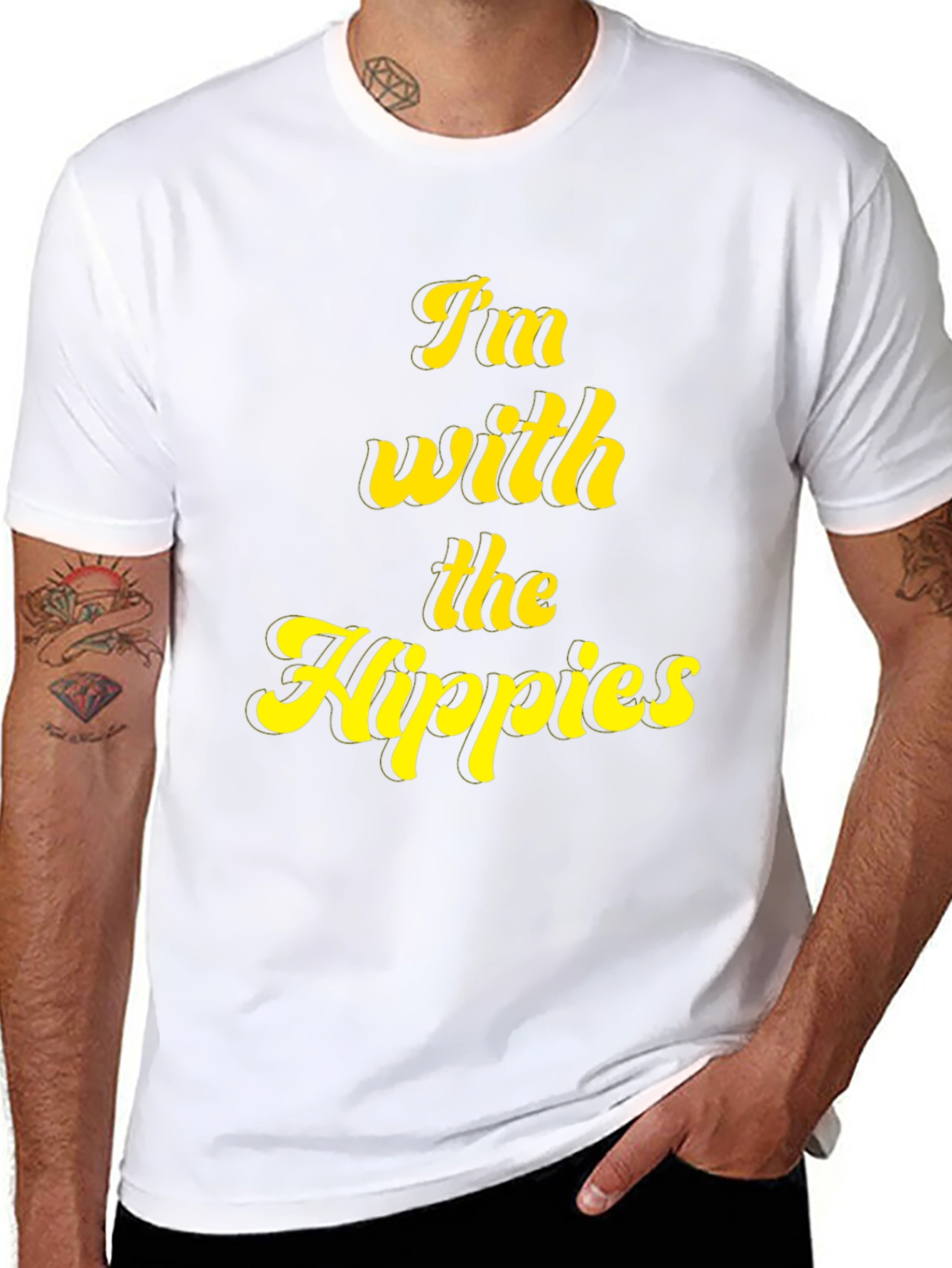 Im With The Hippies Graphic T-Shirt