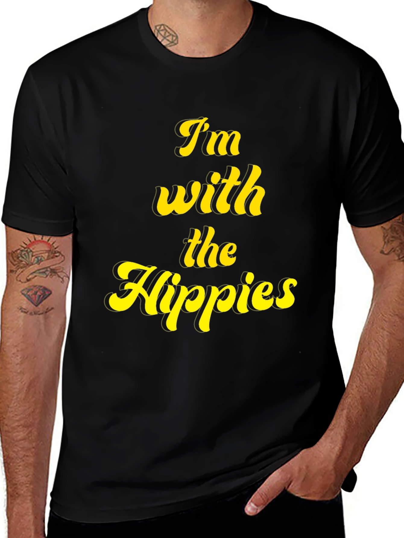 Im With The Hippies Graphic T-Shirt