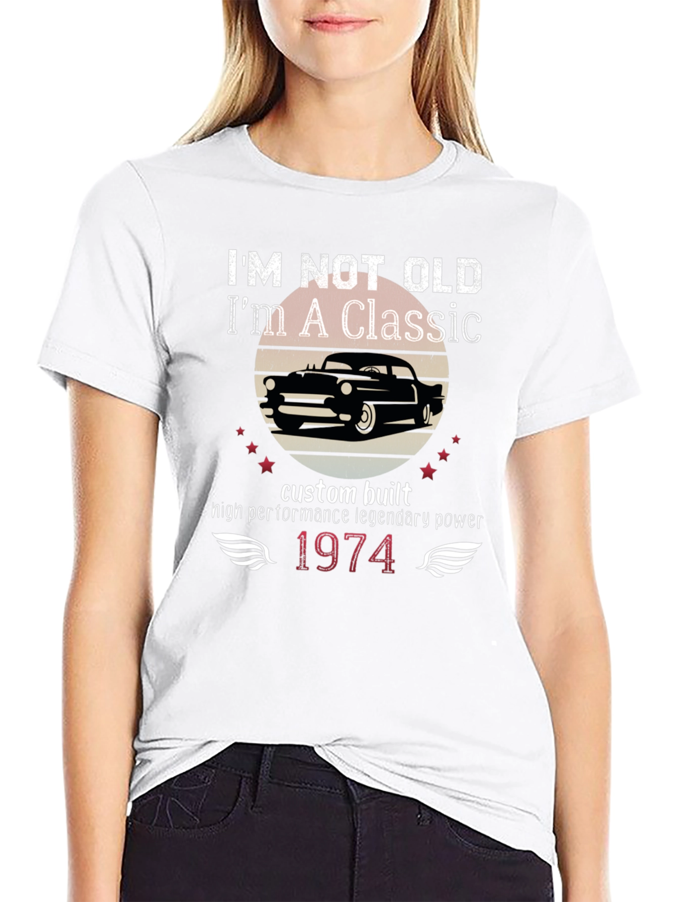 Classic Car 1974 Birthday Gift T-Shirt