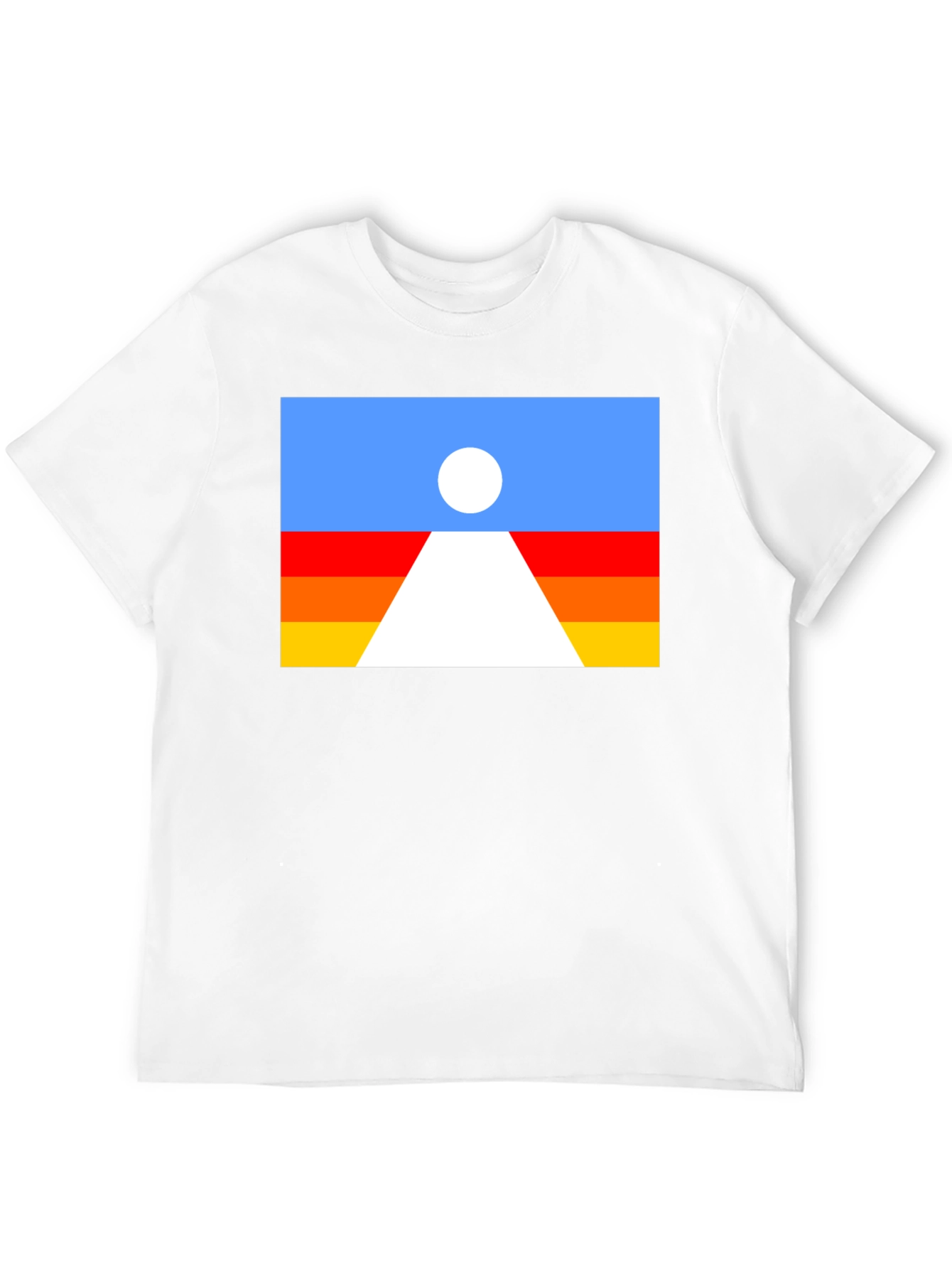 Retro Desert Landscape Graphic Tee - Black