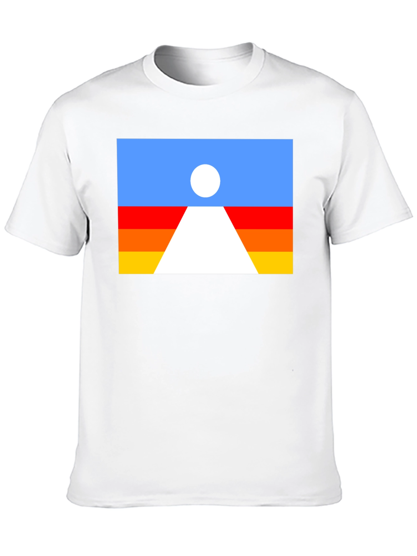 Retro Desert Landscape Graphic Tee - Black