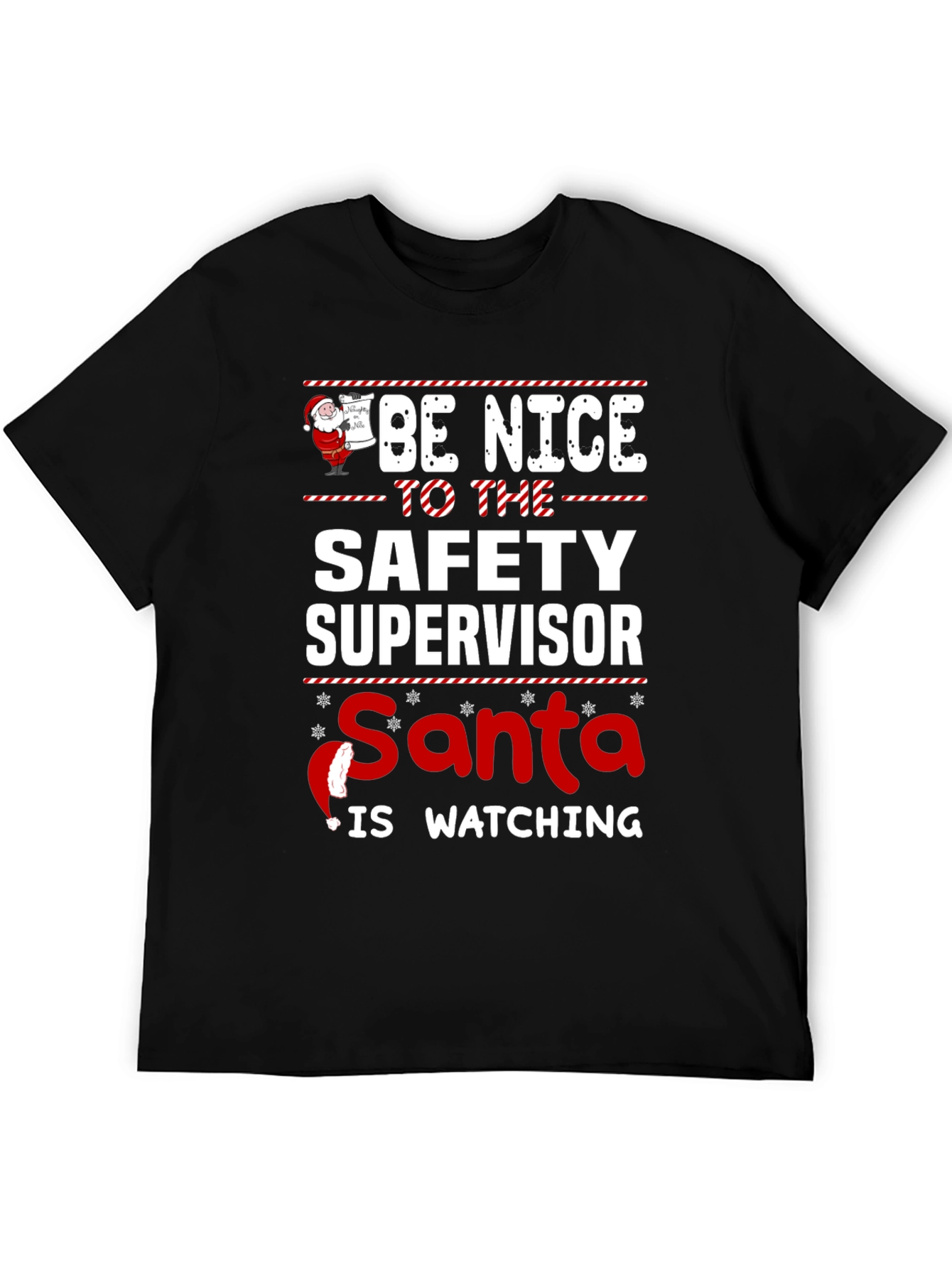 Safety Supervisor Santa T-Shirt