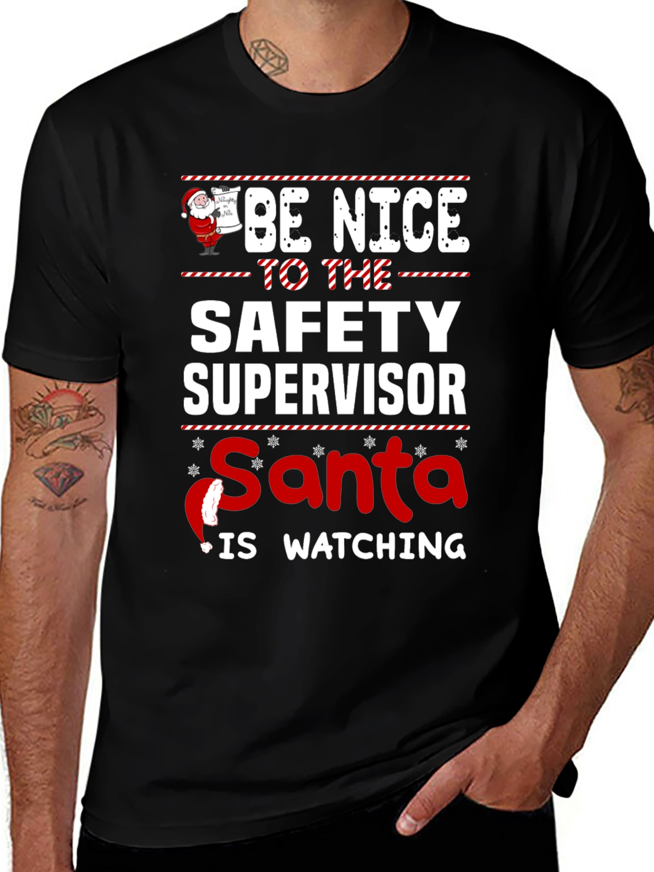 Safety Supervisor Santa T-Shirt