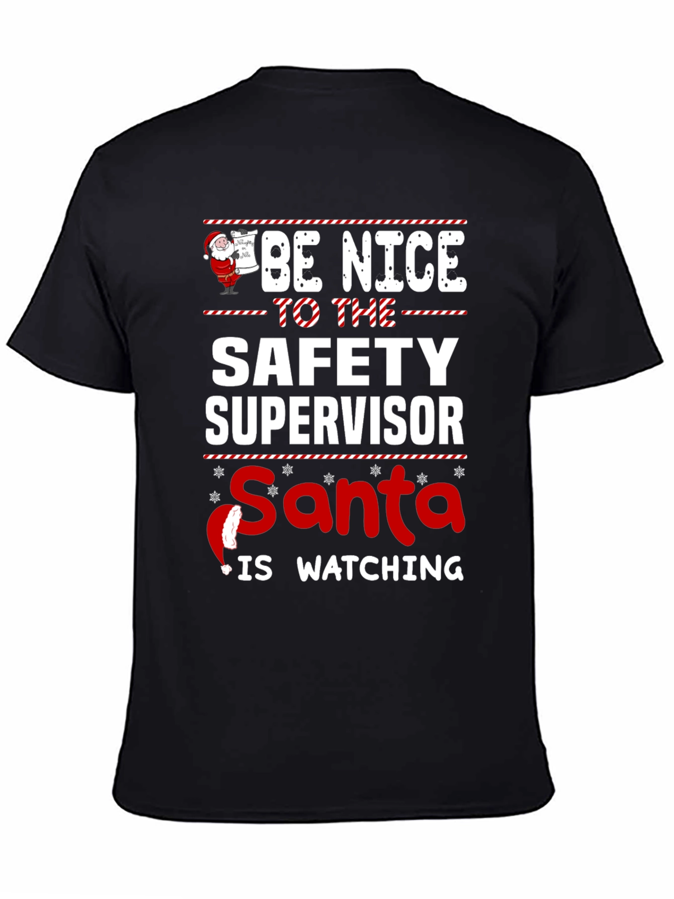 Safety Supervisor Santa T-Shirt