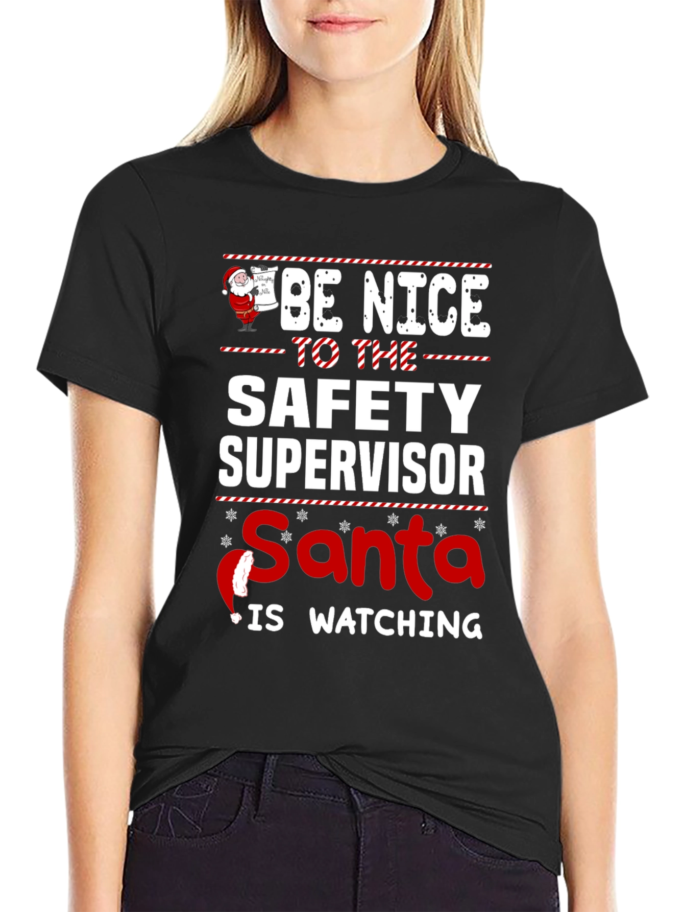 Safety Supervisor Santa T-Shirt