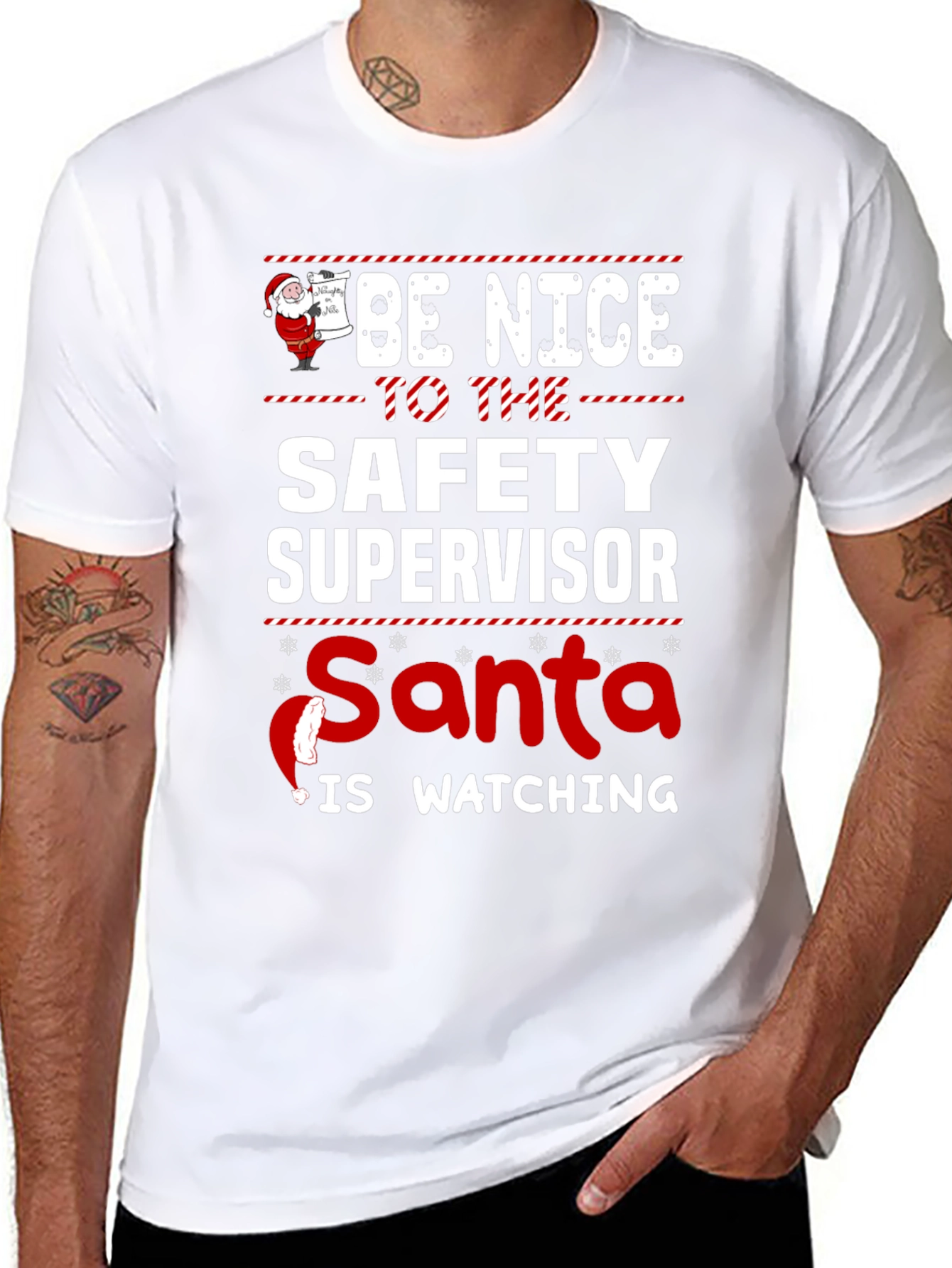 Safety Supervisor Santa T-Shirt