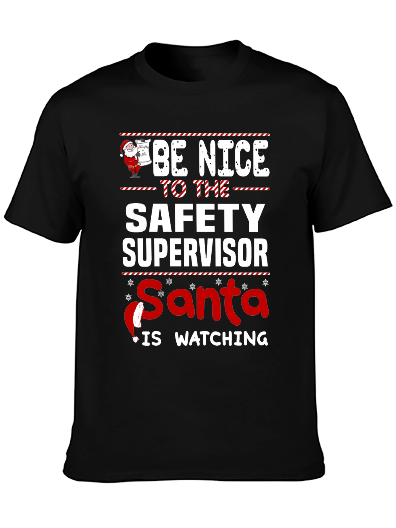 Safety Supervisor Santa T-Shirt