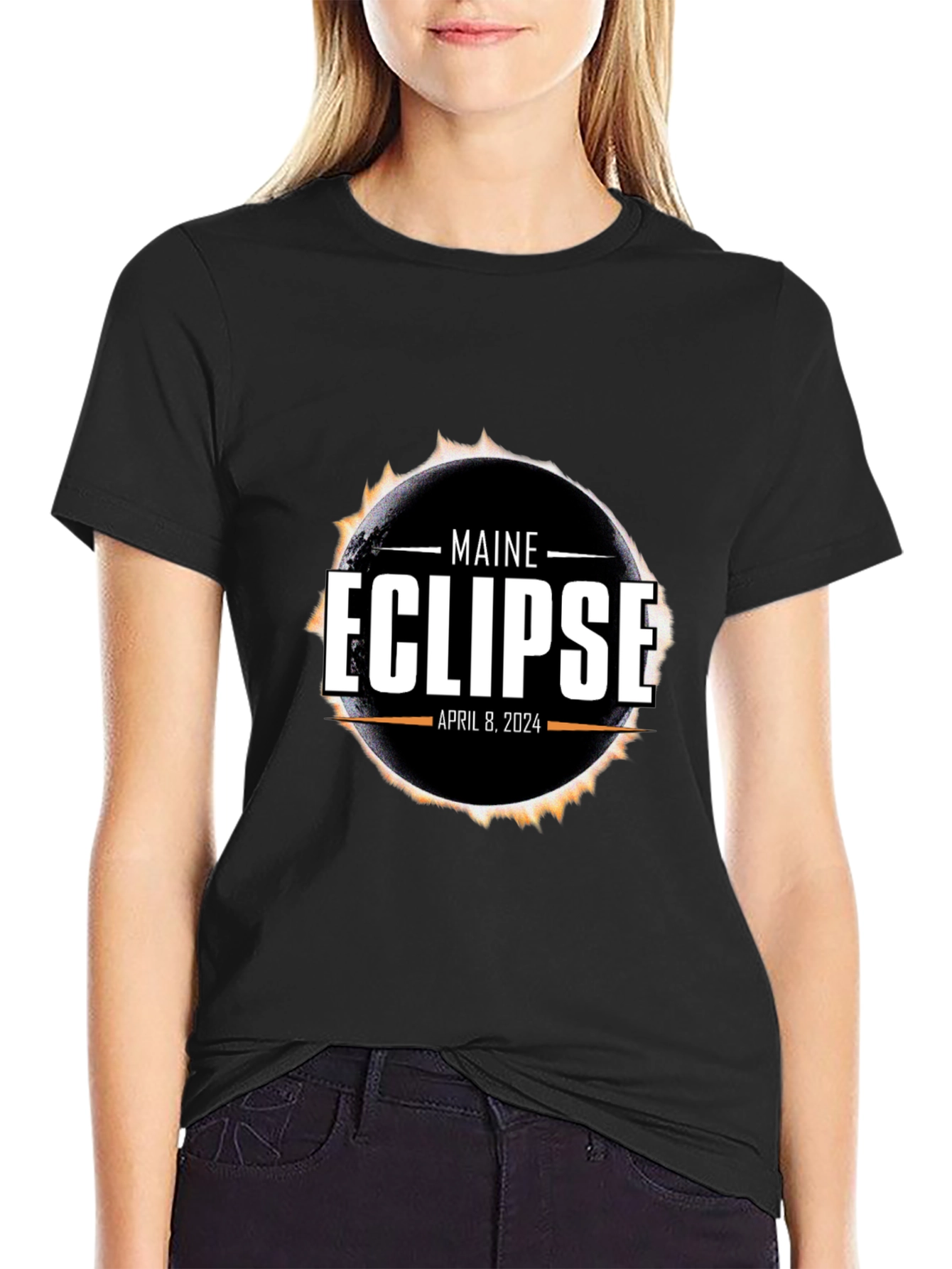 Maine Eclipse April 8 2024 T-Shirt