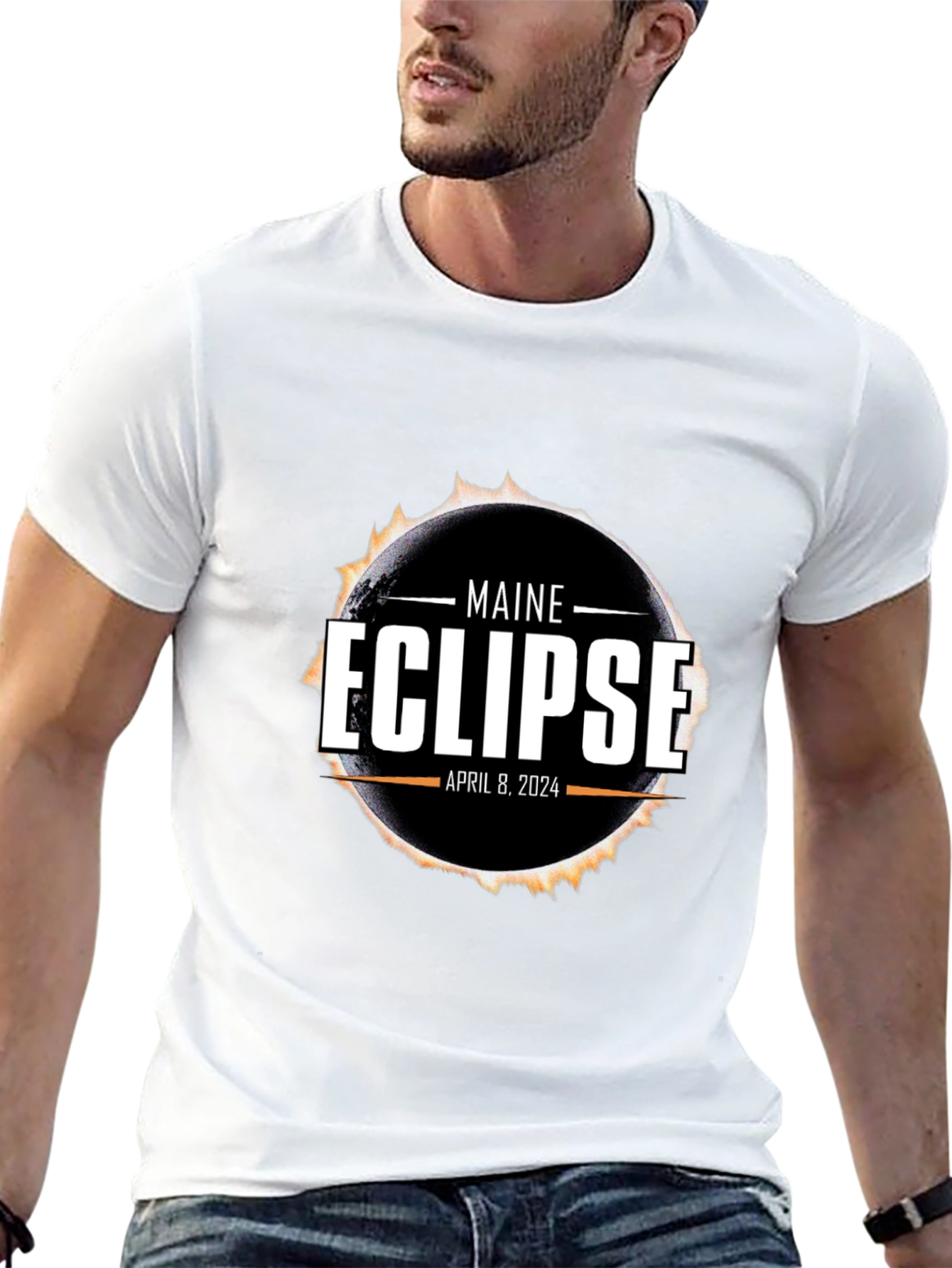Maine Eclipse April 8 2024 T-Shirt