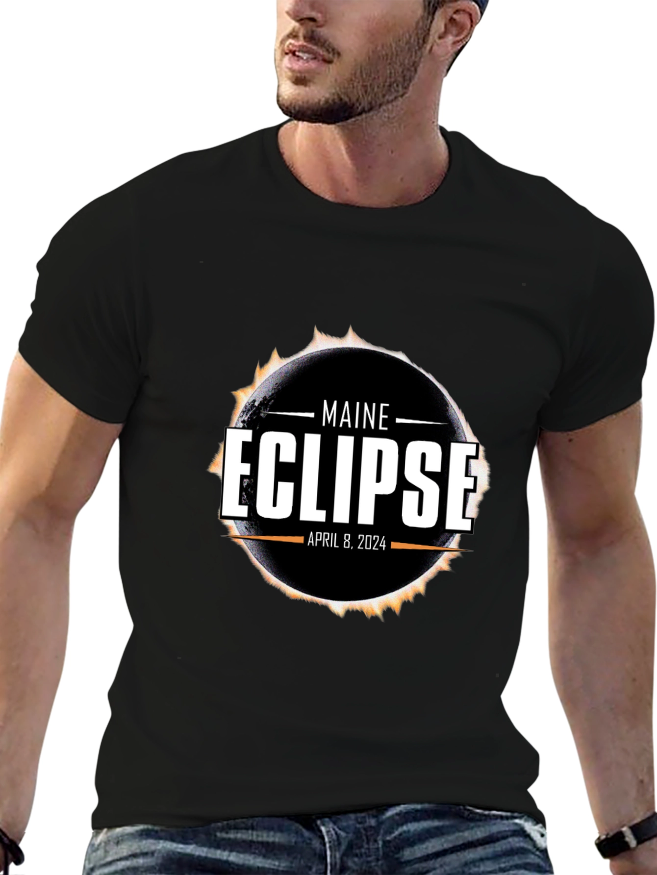 Maine Eclipse April 8 2024 T-Shirt