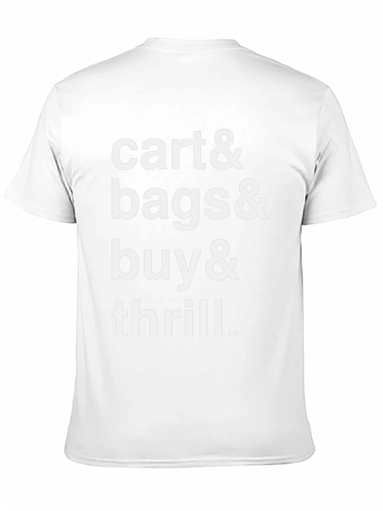 Cart Bags Buy & Thrill Black Graphic Tee