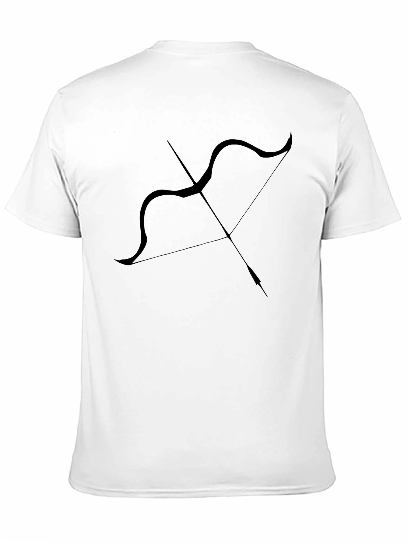Sagittarius Bow T-Shirt - Black Graphic Tee