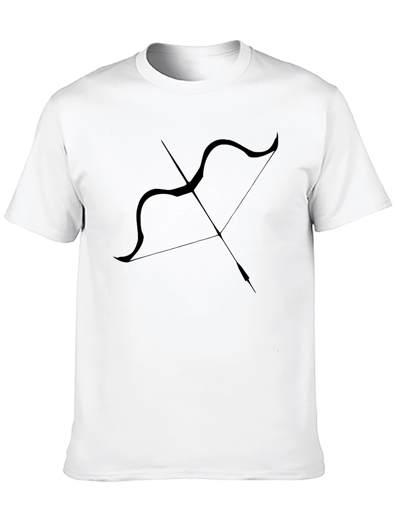 Sagittarius Bow T-Shirt - Black Graphic Tee