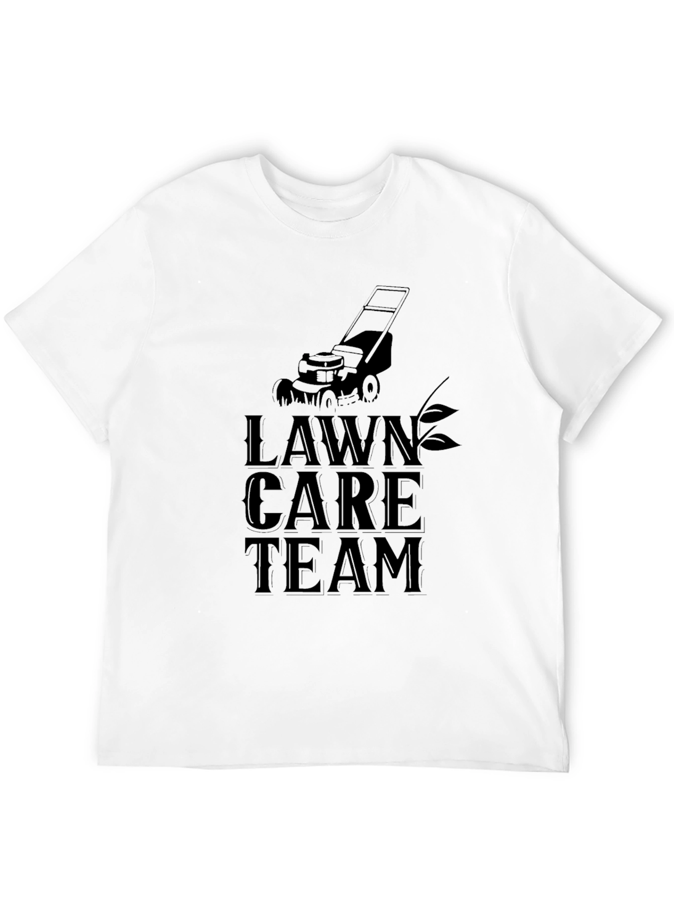 Lawn Care Team Black T-Shirt