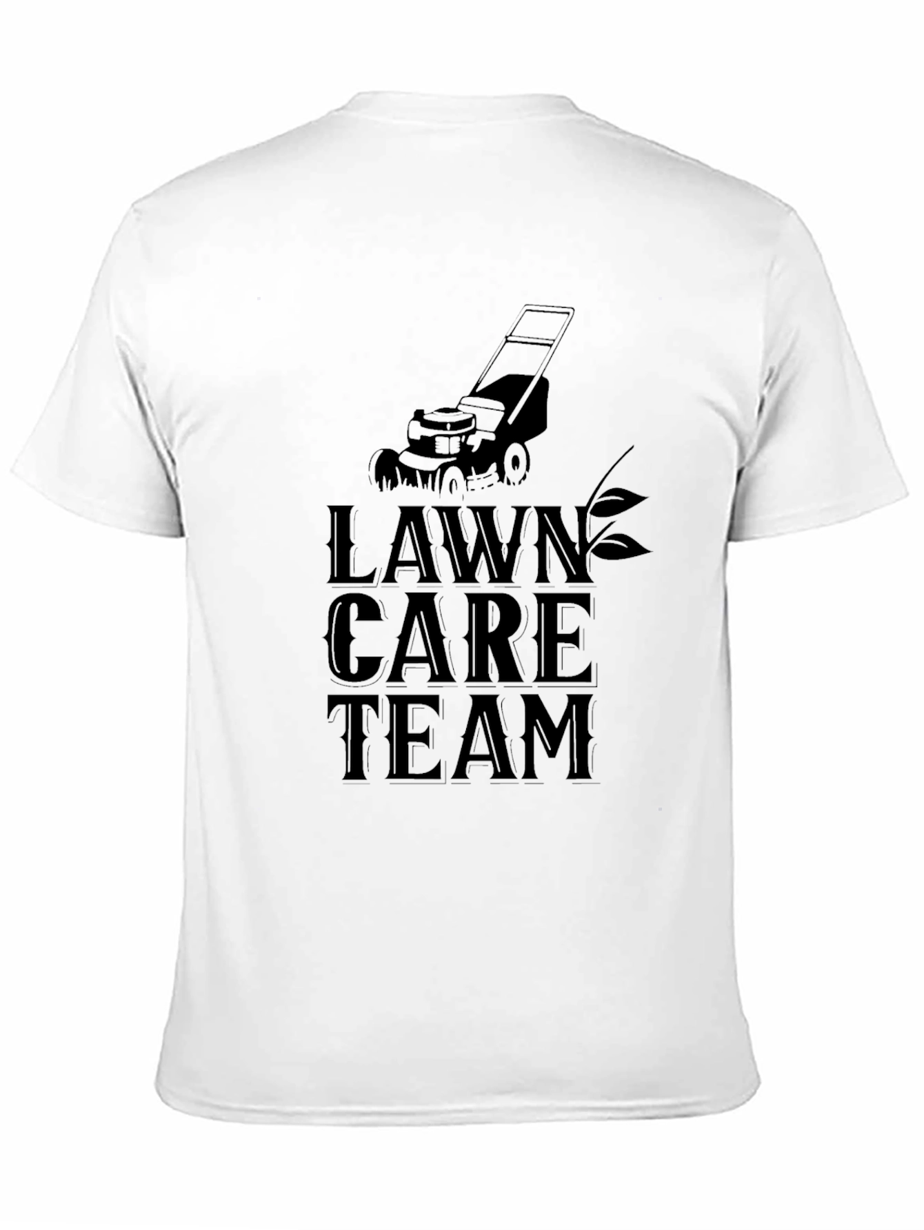 Lawn Care Team Black T-Shirt