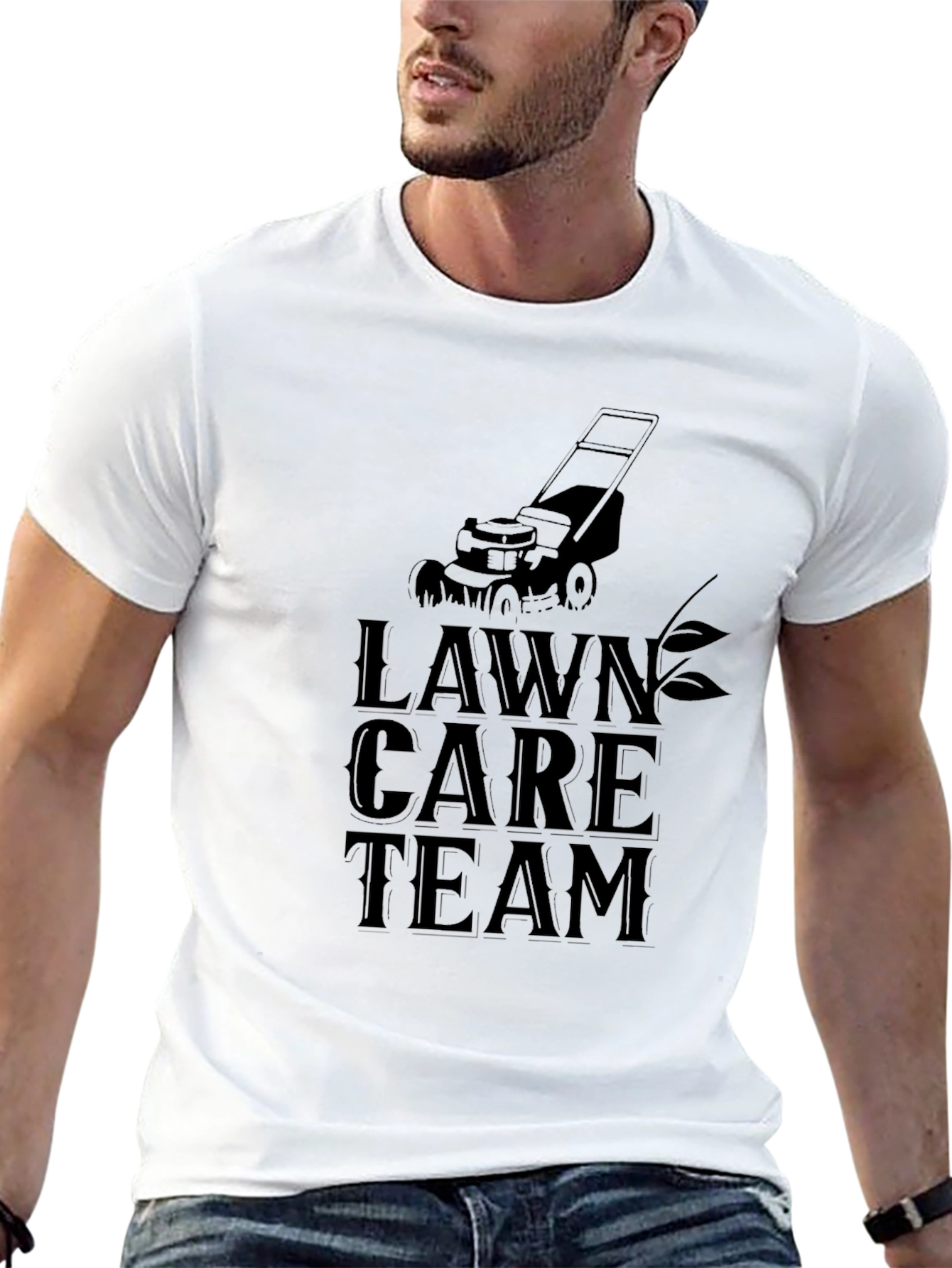 Lawn Care Team Black T-Shirt