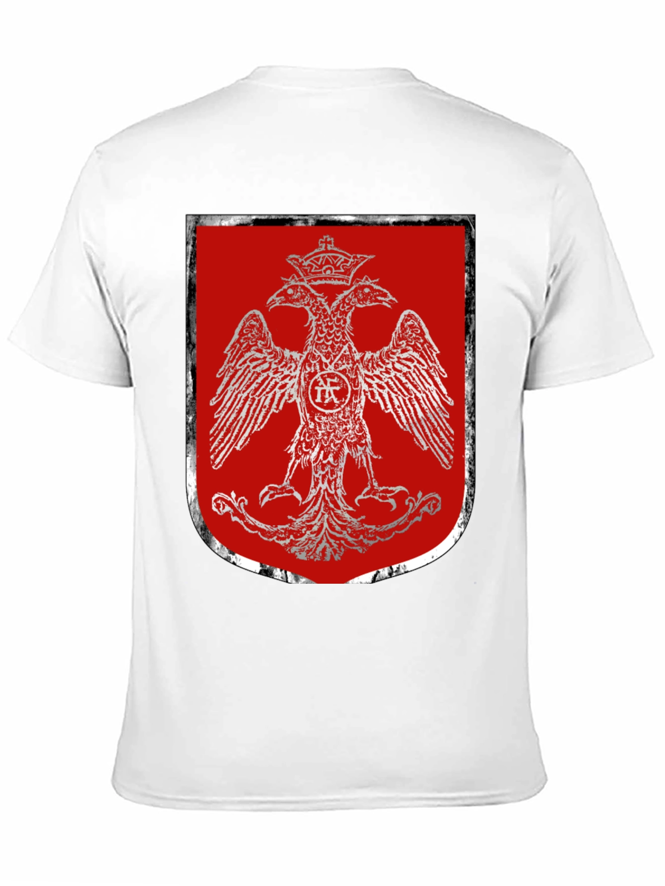 Double-Headed Eagle Crest Graphic T-Shirt