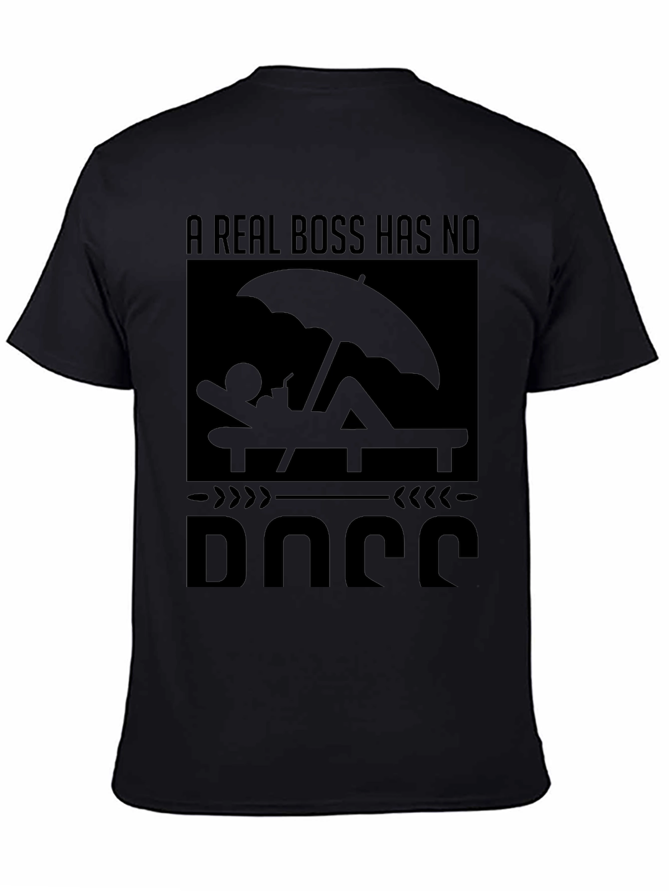 Relaxed Boss Graphic Tee - No Days Off