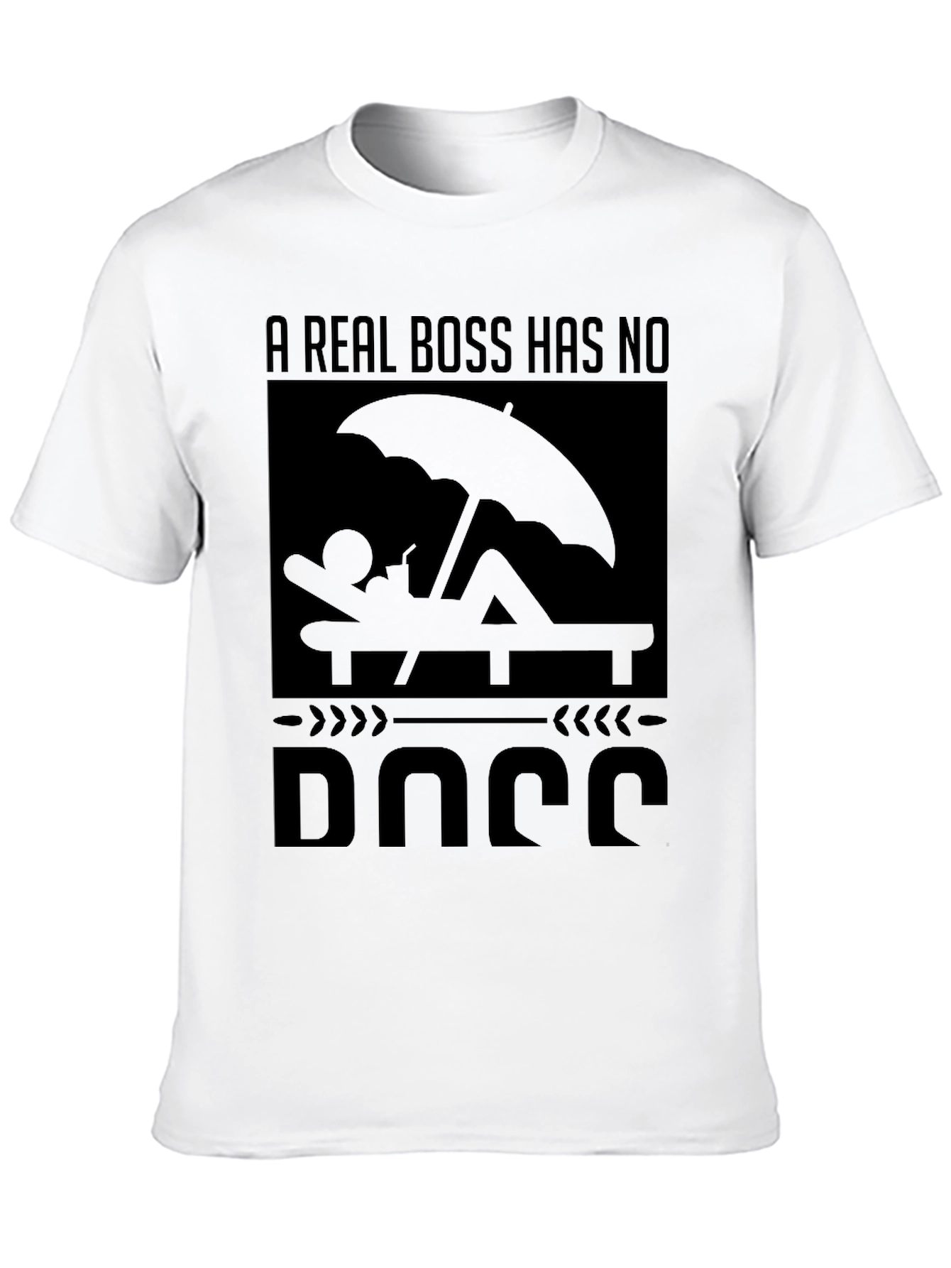 Relaxed Boss Graphic Tee - No Days Off
