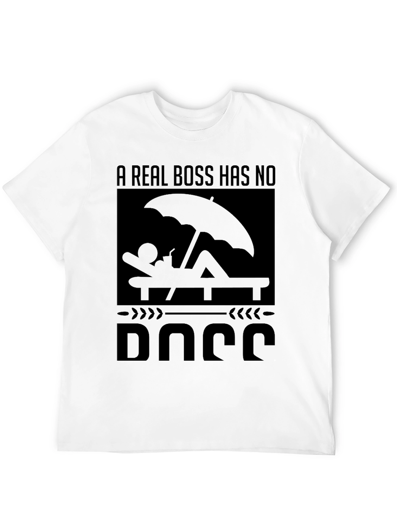 Relaxed Boss Graphic Tee - No Days Off