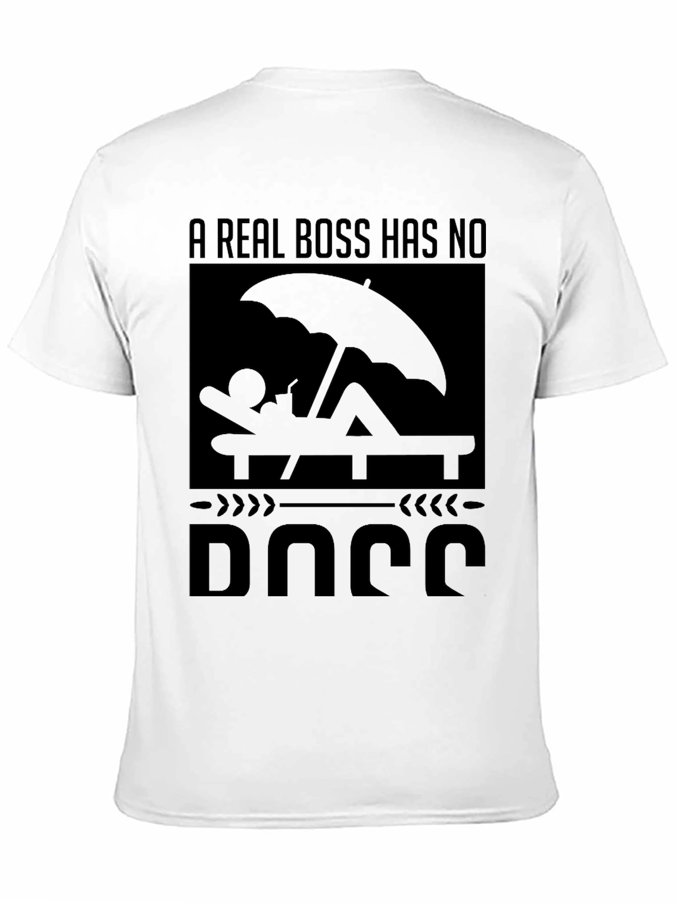 Relaxed Boss Graphic Tee - No Days Off
