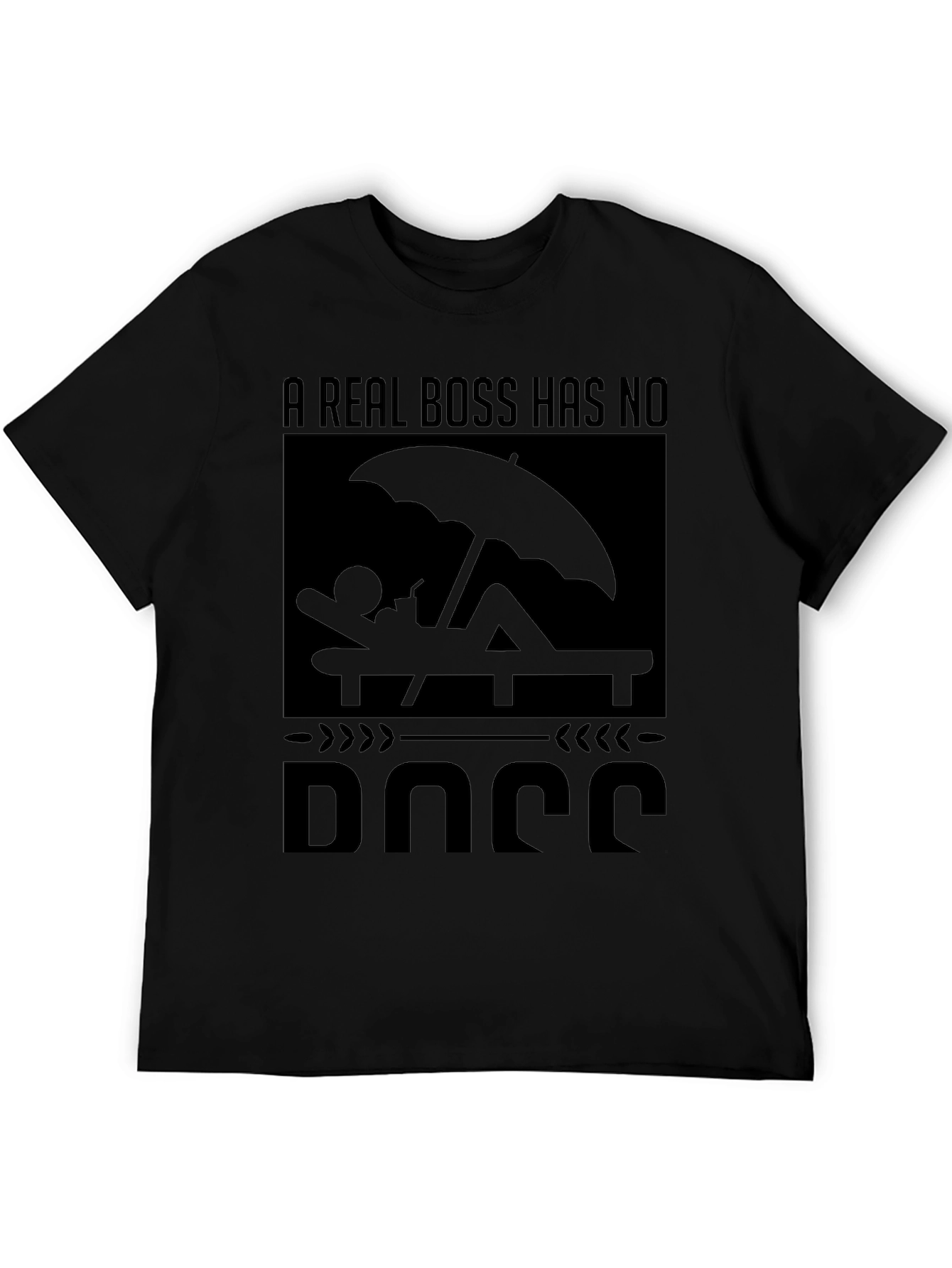 Relaxed Boss Graphic Tee - No Days Off