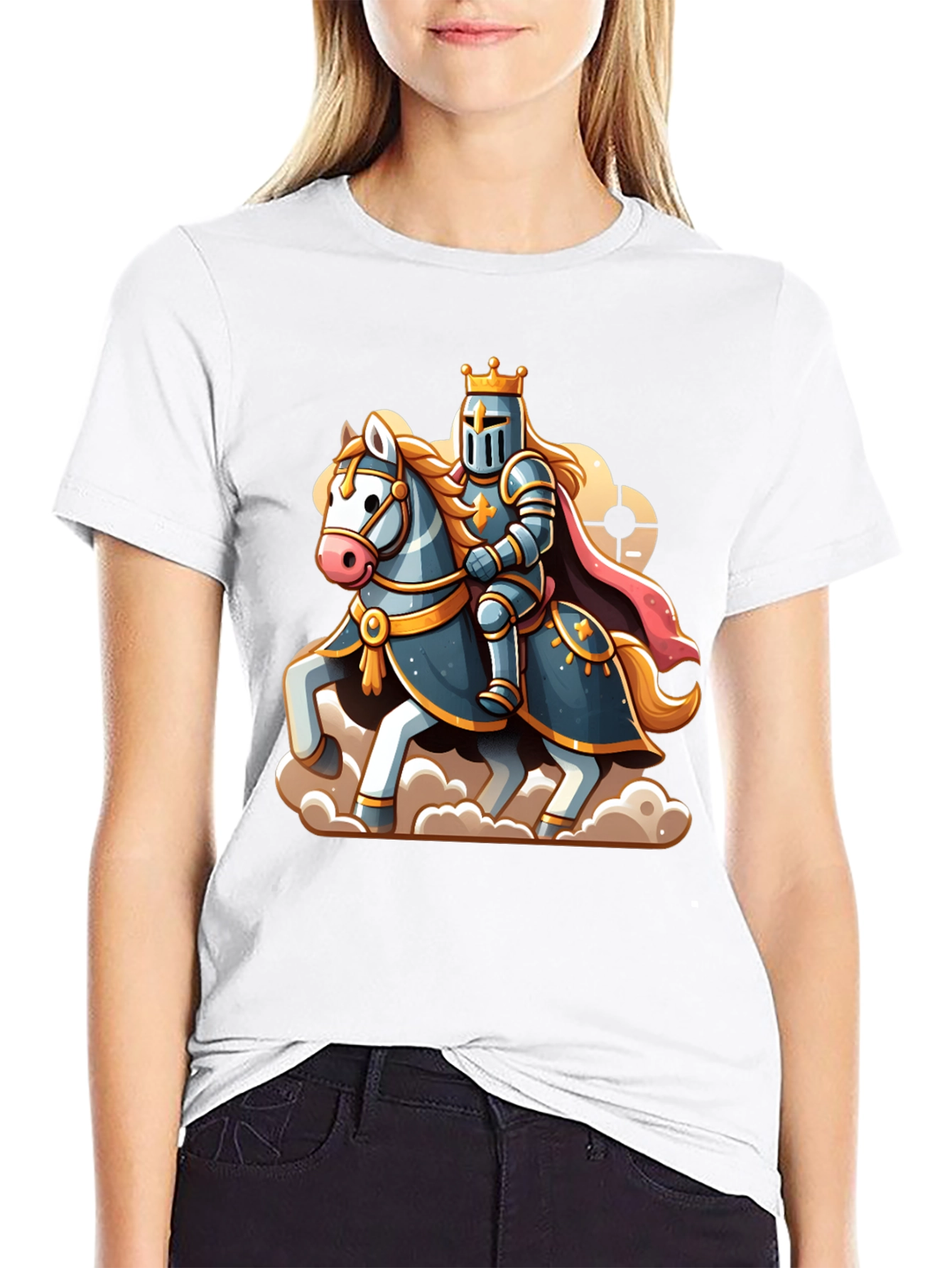 Knight Chess Piece Graphic T-Shirt