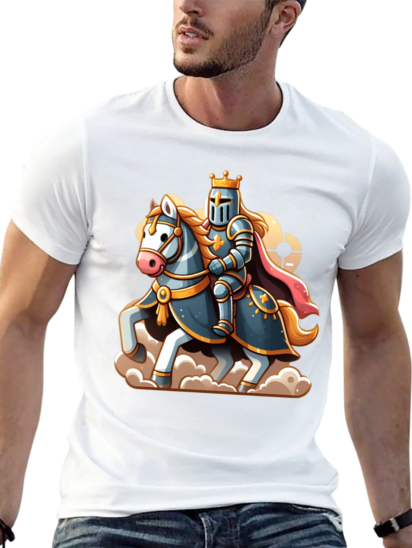 Knight Chess Piece Graphic T-Shirt