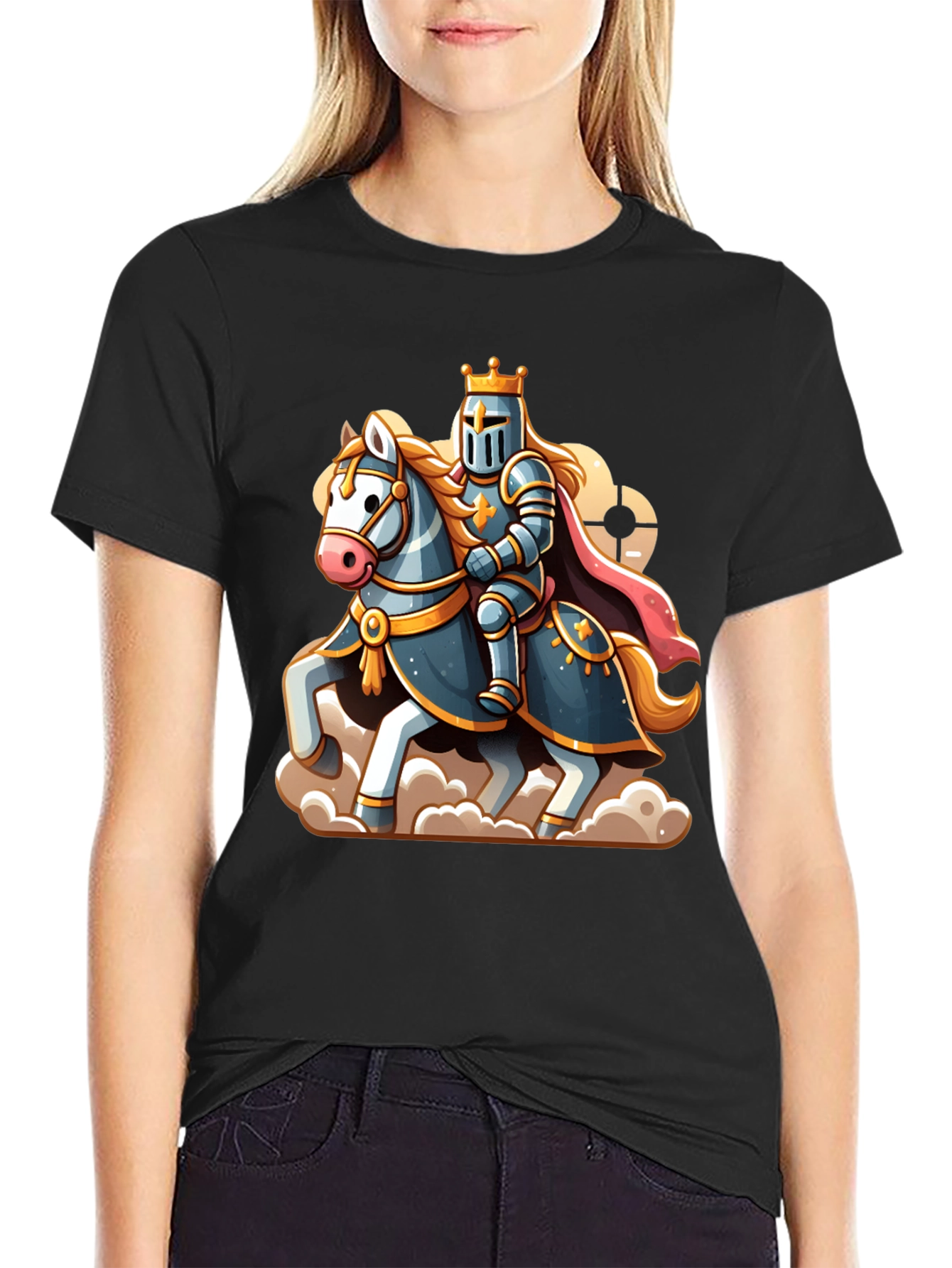 Knight Chess Piece Graphic T-Shirt