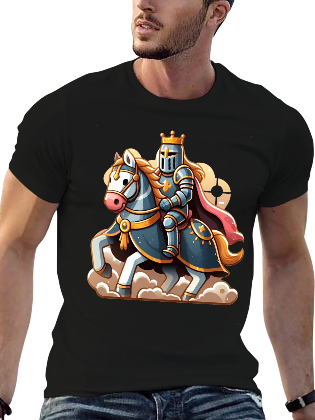 Knight Chess Piece Graphic T-Shirt