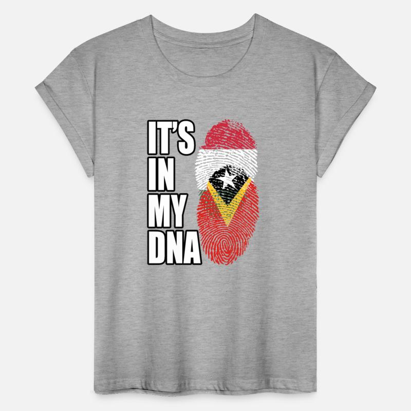 Hungarian And Timorese Mix Heritage DNA Flag