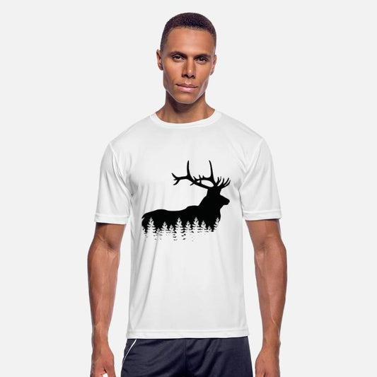 Hunter Mountaineer Hiker Deer