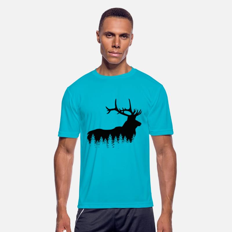 Hunter Mountaineer Hiker Deer