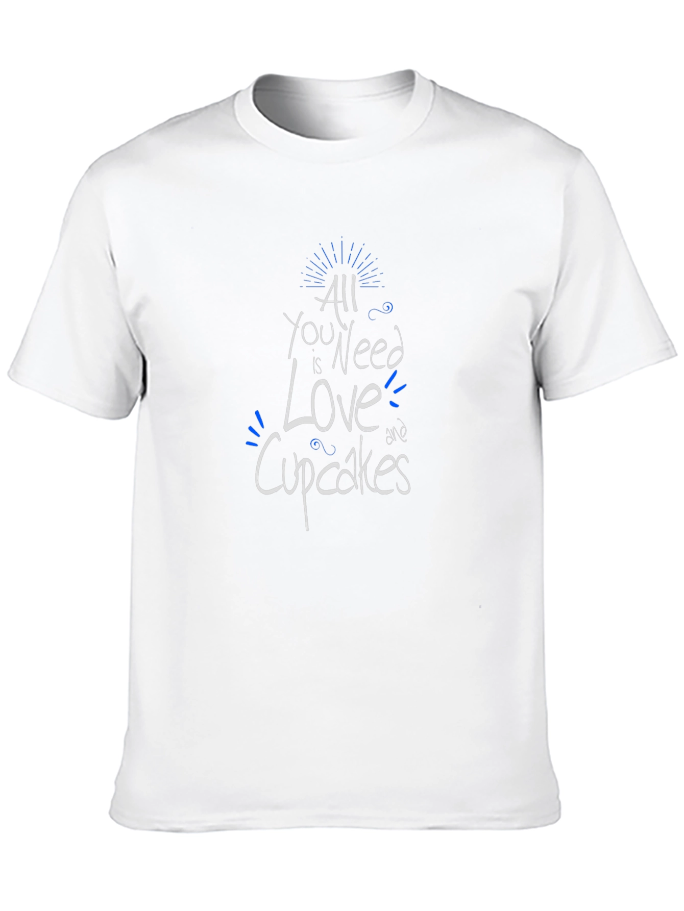 All You Need Is Love & Cupcakes Graphic T-Shirt
