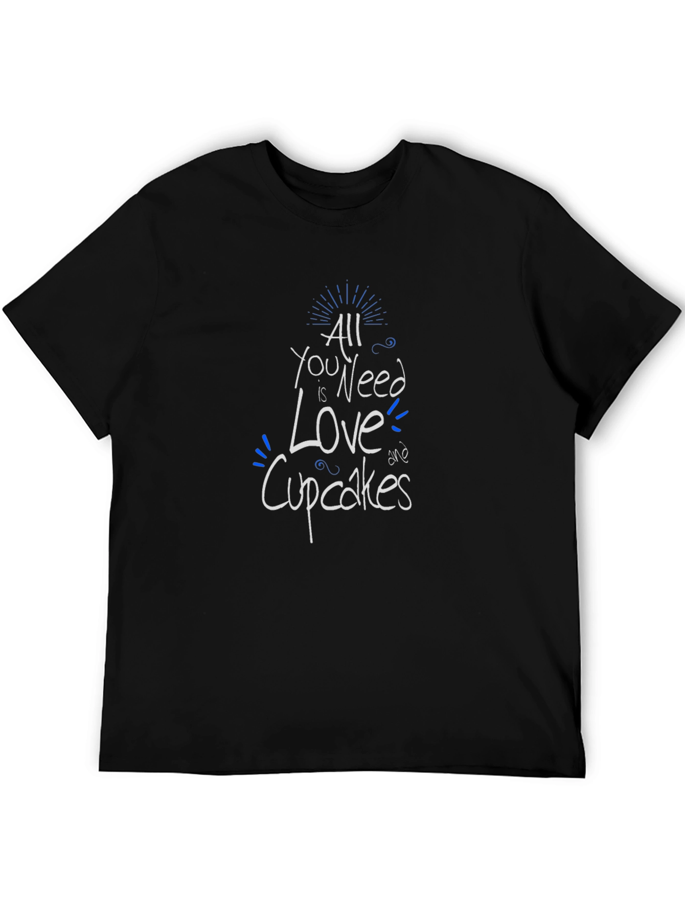 All You Need Is Love & Cupcakes Graphic T-Shirt