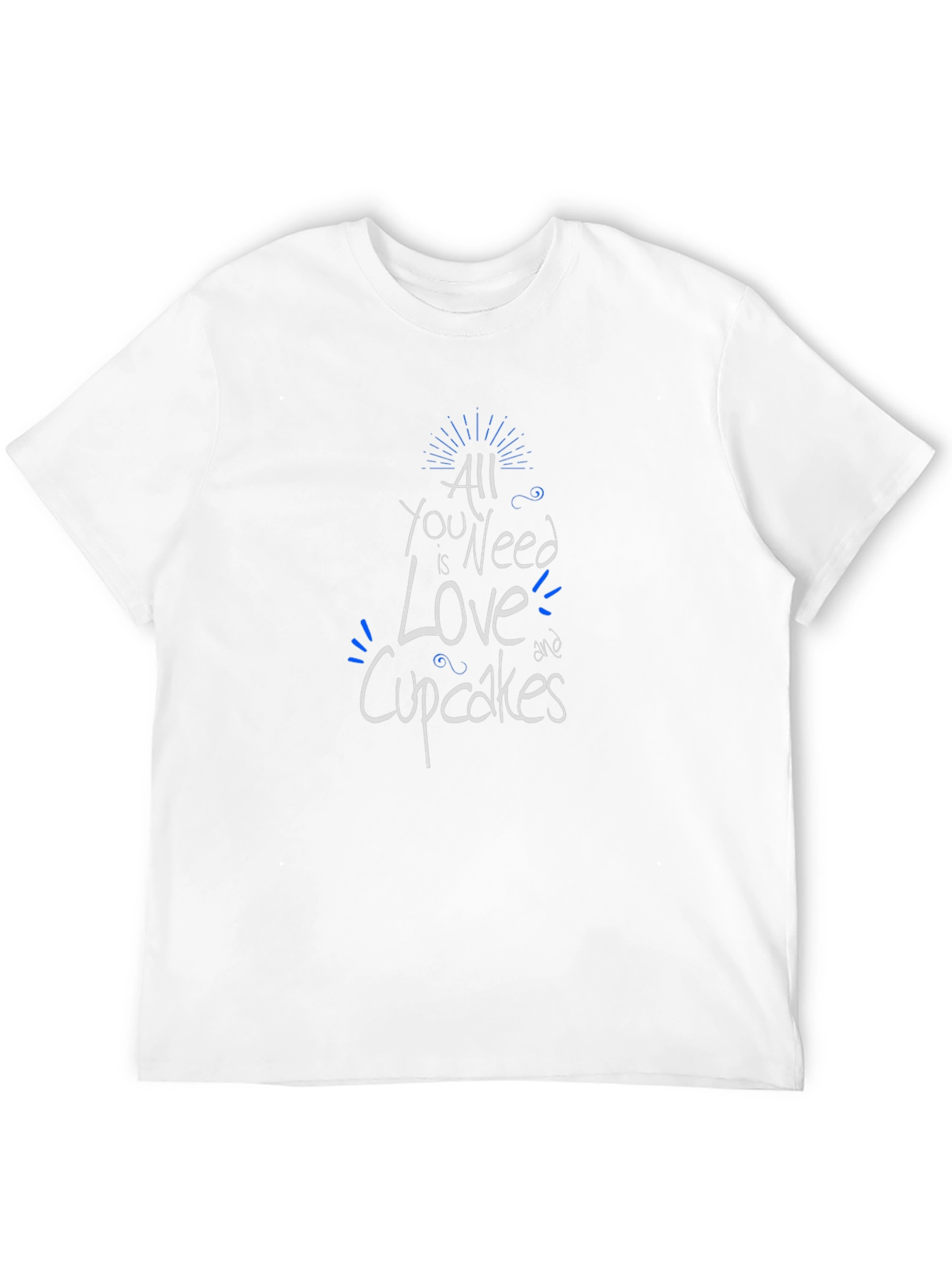 All You Need Is Love & Cupcakes Graphic T-Shirt