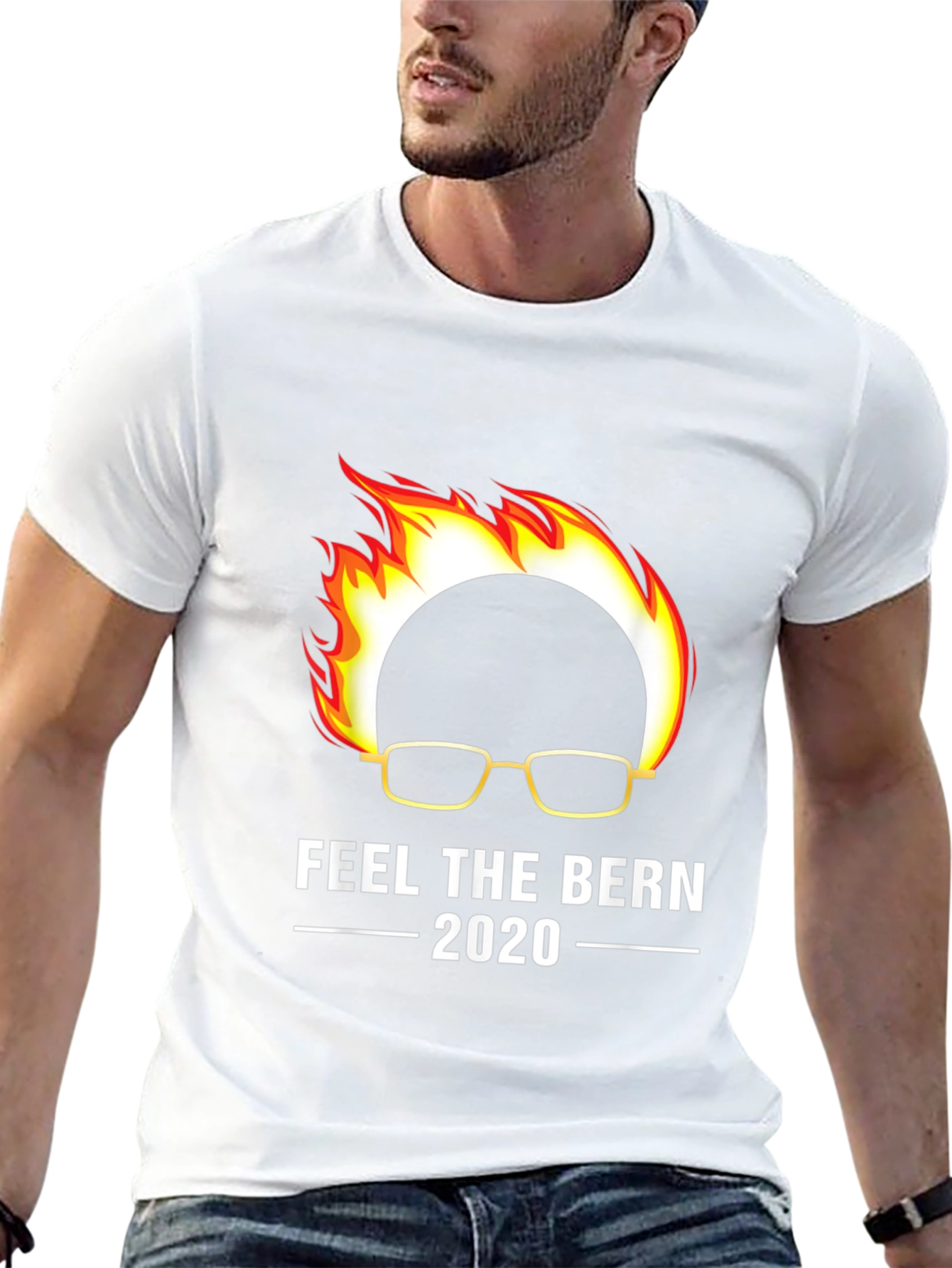 Feel the Bern 2020 Mens Graphic T-Shirt
